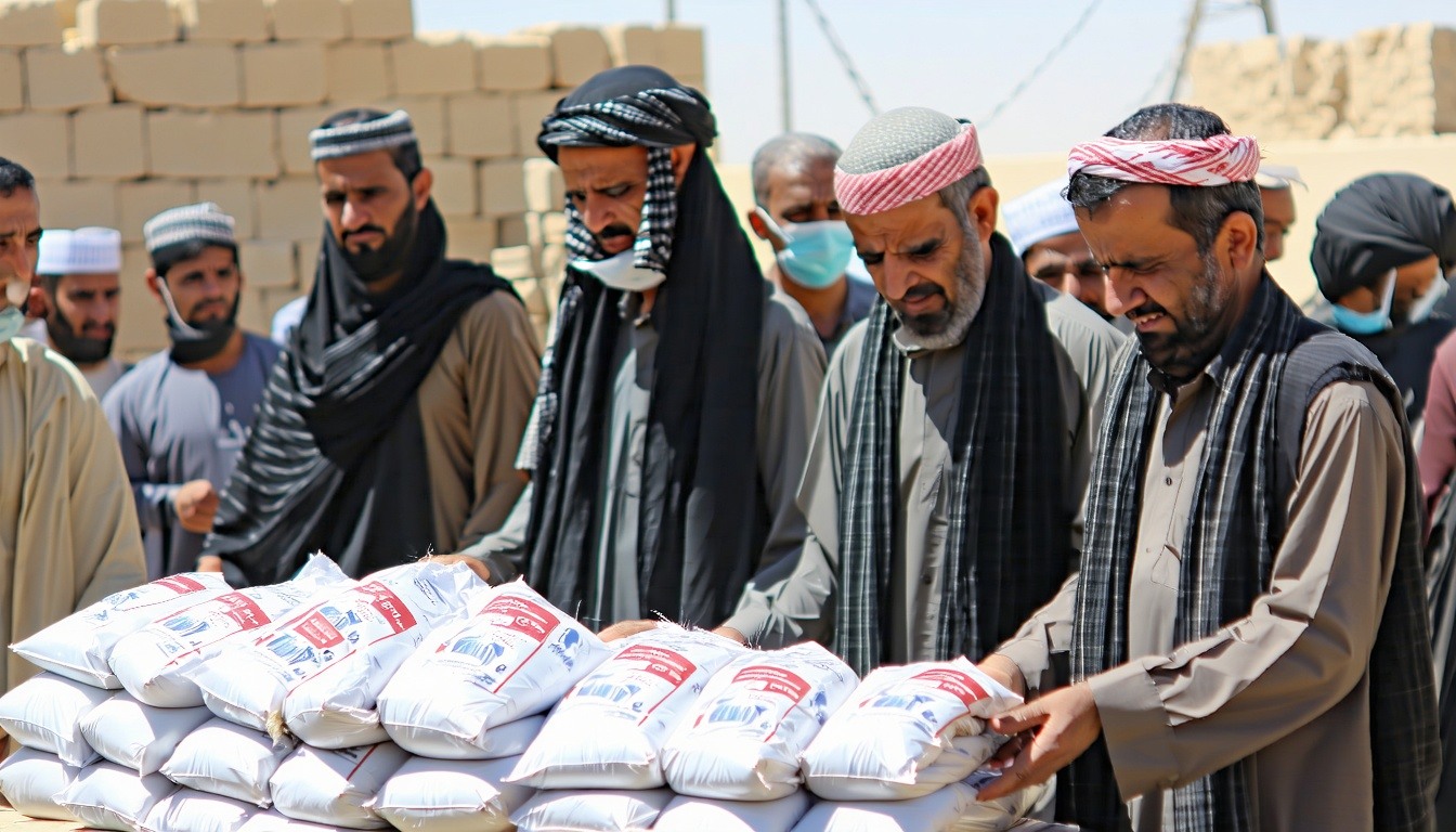 People in Yemen receiving zakat-1