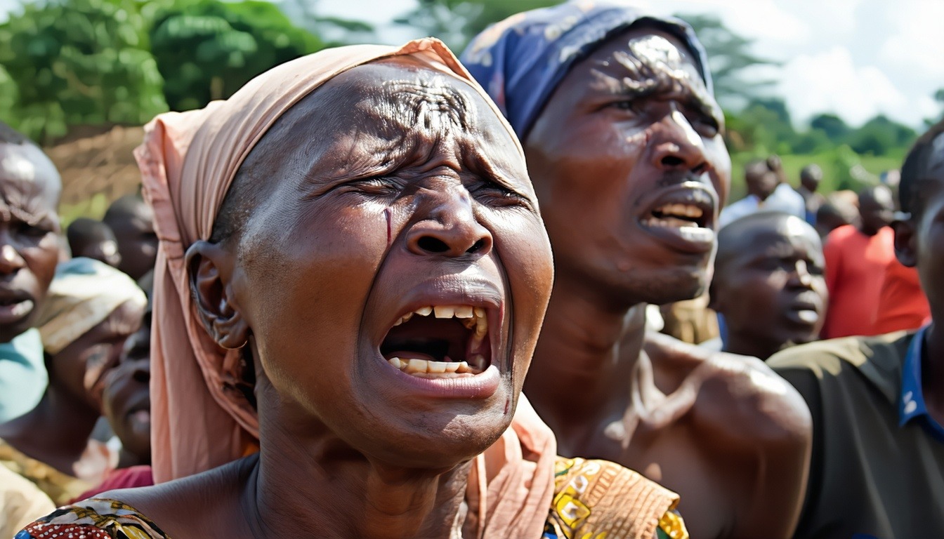 crying people in Uganda because of an emergency-1